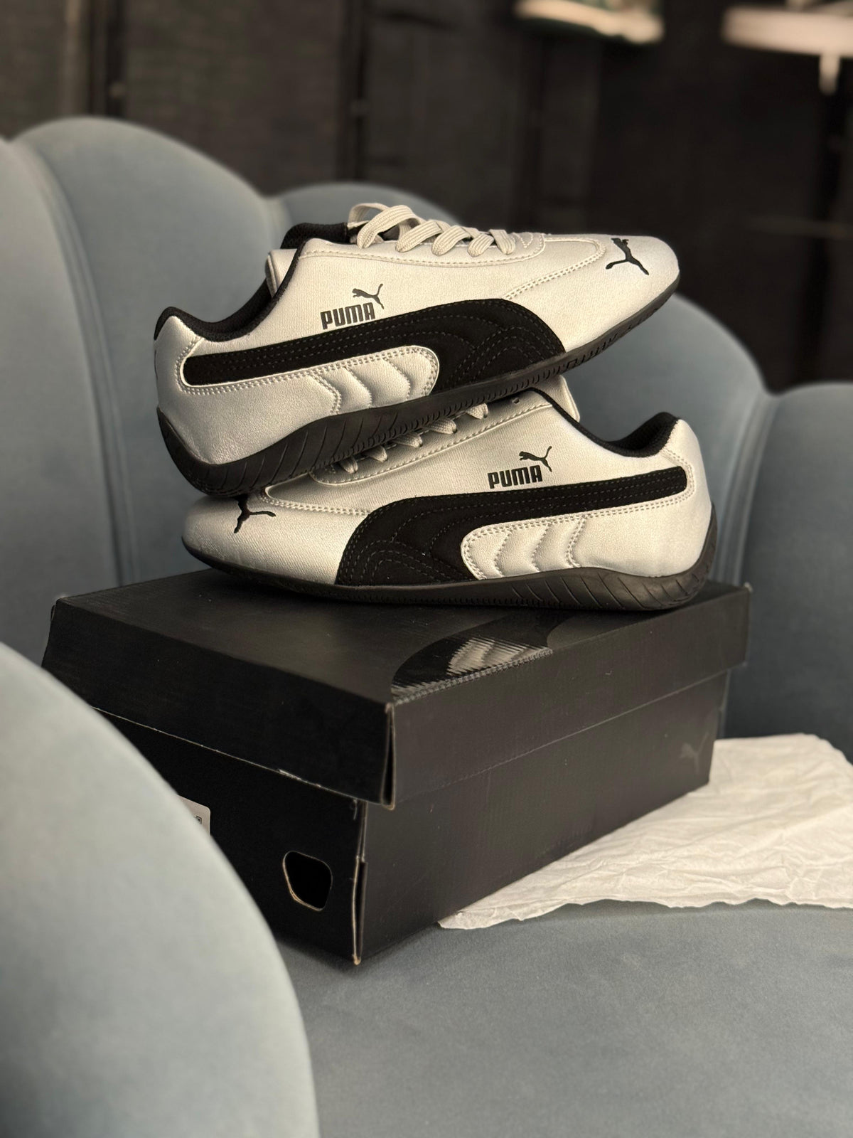 PUMA SPEED CAT SILVER/BLACK