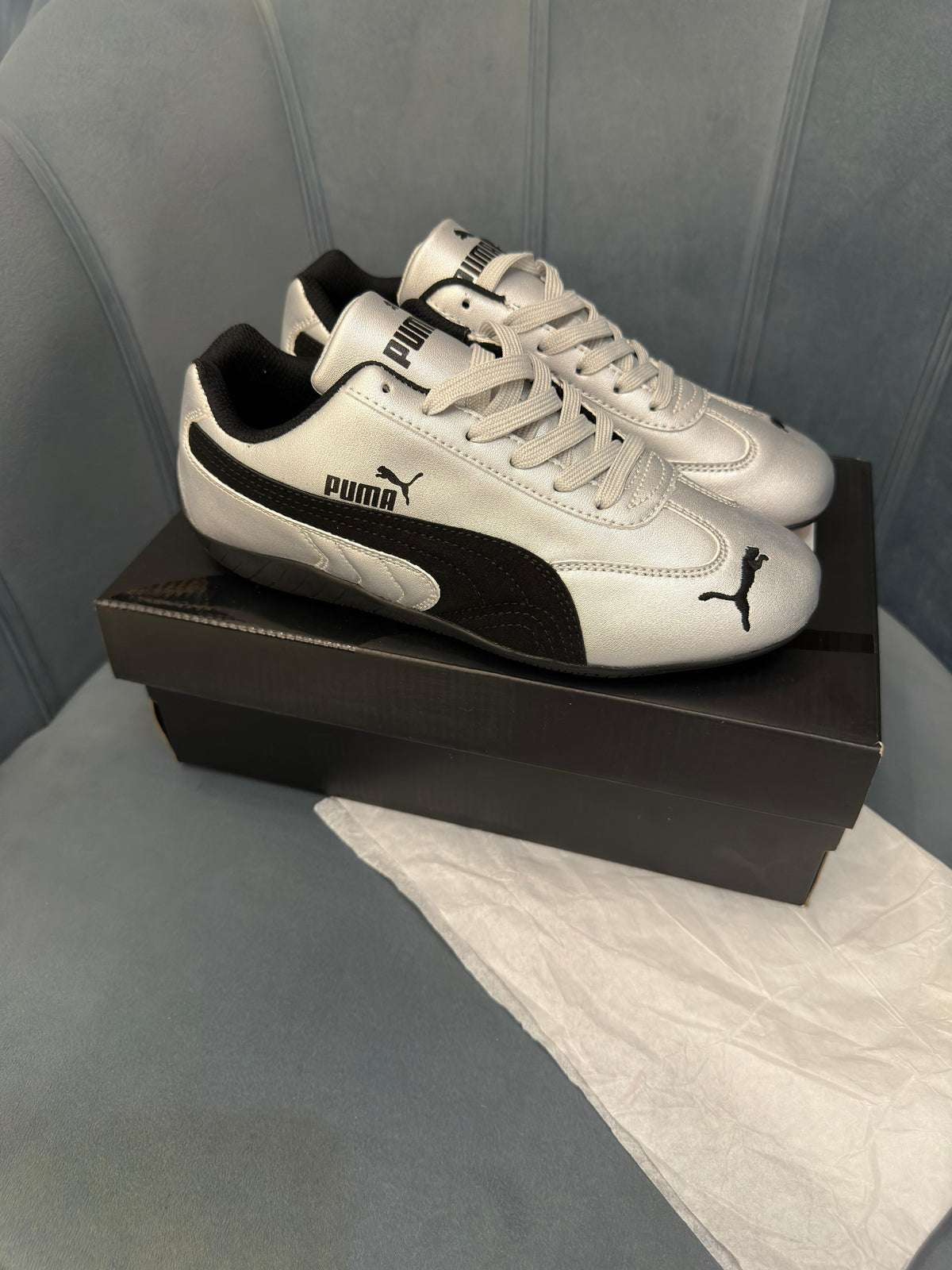 PUMA SPEED CAT SILVER/BLACK
