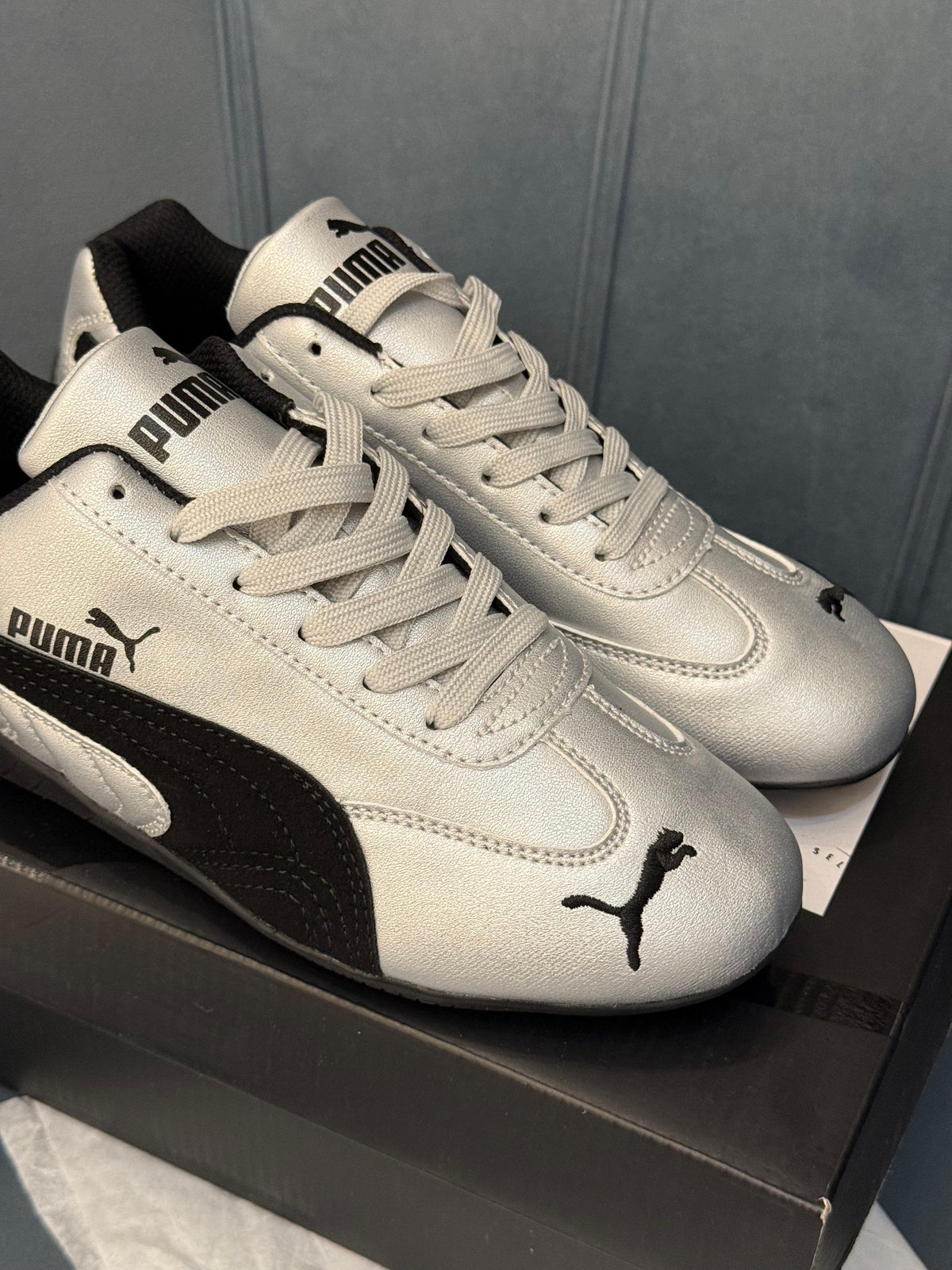PUMA SPEED CAT SILVER/BLACK