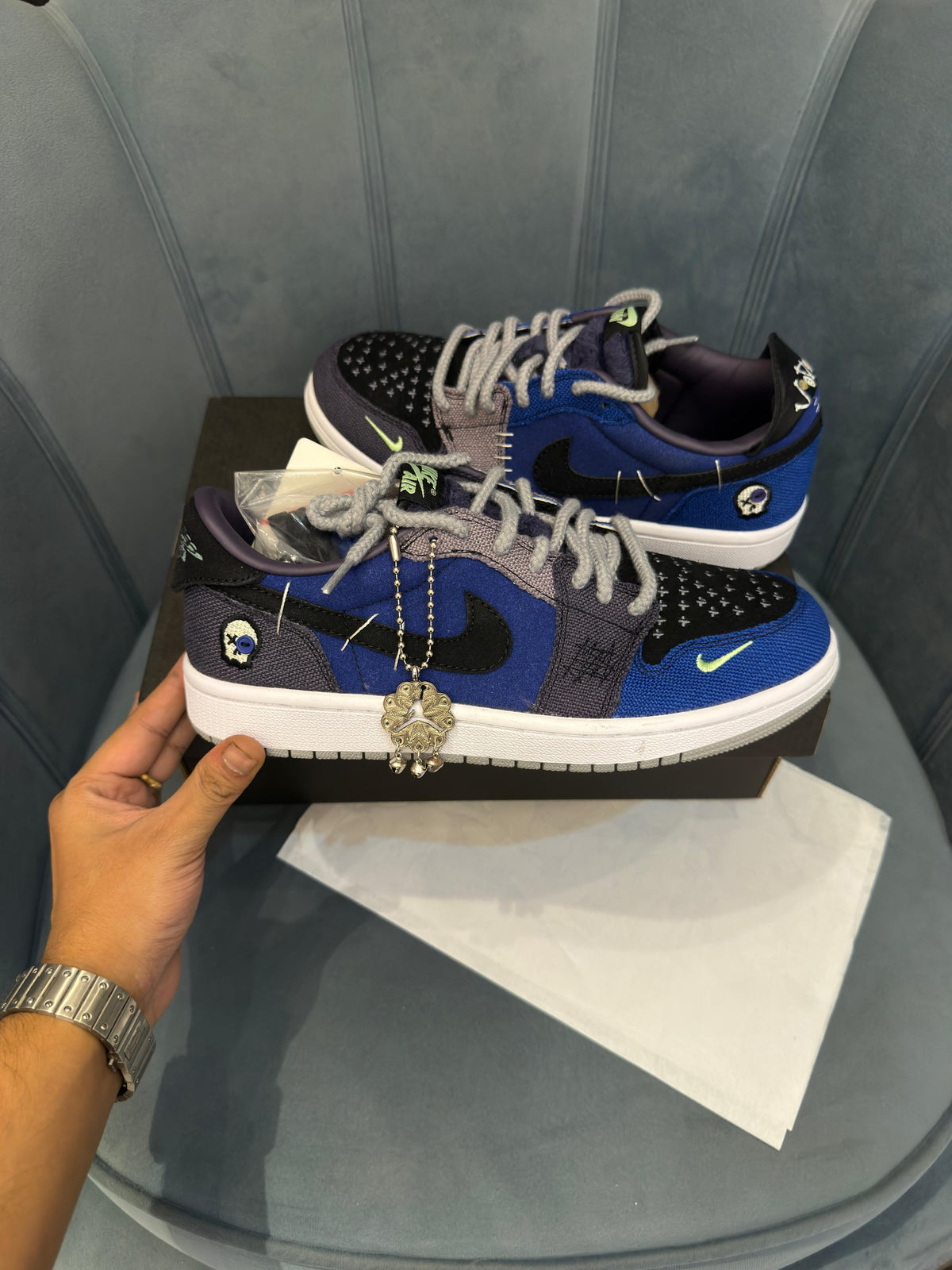AIR JORDAN 1 LOW ZION WILLIAMSON OG BLUE