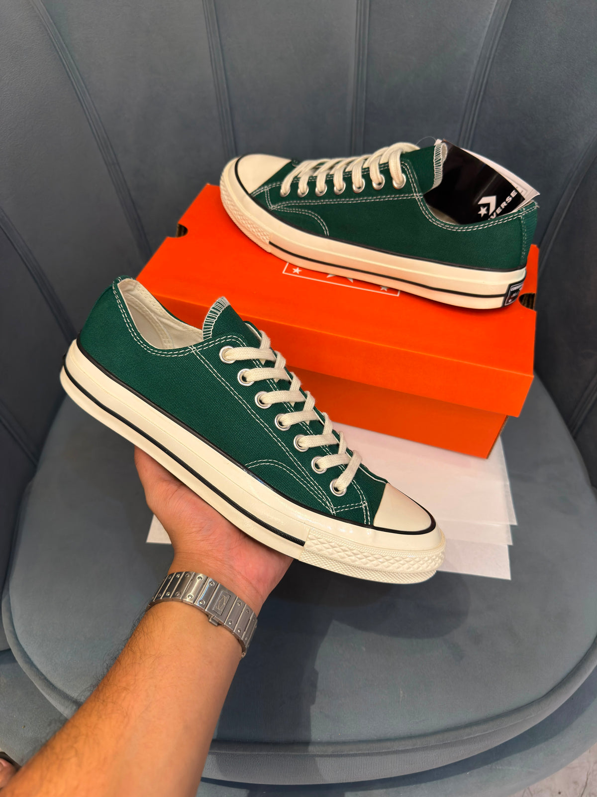 CONVERSE CHUCK 70’s LOW GREEN