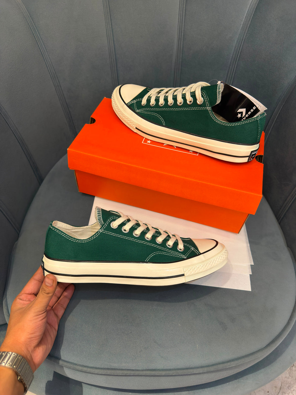CONVERSE CHUCK 70’s LOW GREEN