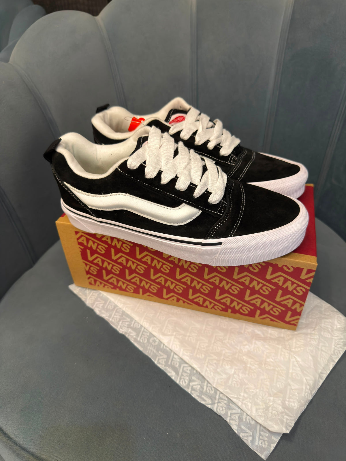 VANS OLD SKOOL KNU BLACK WHITE