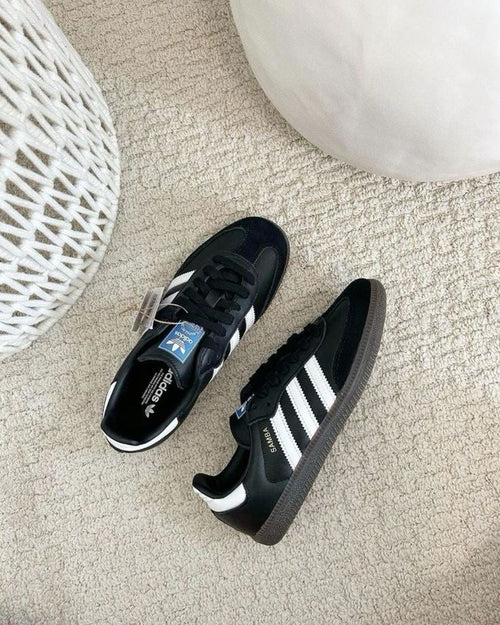 ADIDAS SAMBA BLACK/BROWN SOLE