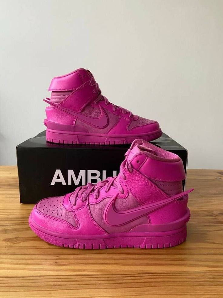 NIKE X AMBUSH DUNK HIGH LETHAL PINK
