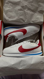 NIKE CORTEZ  VARSITY RED & WHITE AND BLUE