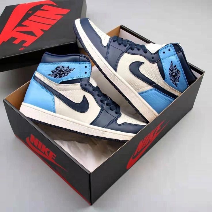 AIR JORDAN 1 OBSIDIAN BLUE HIGH U.A