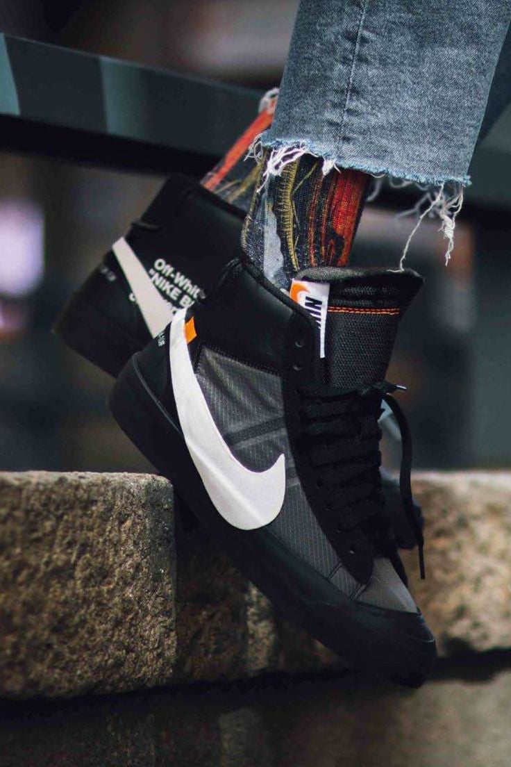 NIKE BLAZER X OFF WHITE BLACK GRIM REAPER