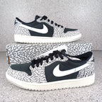 AIR JORDAN 1 LOW X BLACK CEMENT