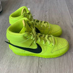 NIKE DUNK HIGH AMBUSH FLASH LIME BLACK
