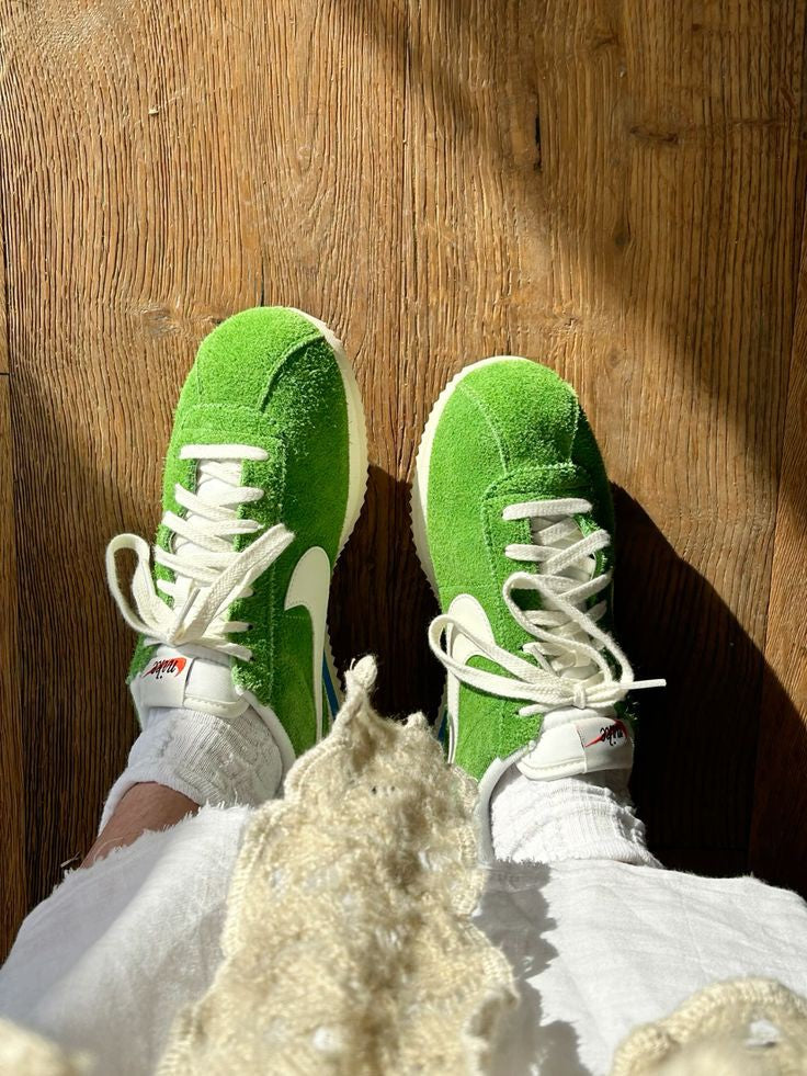 NIKE CORTEZ VINTAGE CHLOROPHYLL/ SAIL LIGHT BLUE