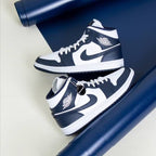 AIR JORDAN 1 RETRO HIGH MID OBSIDIAN BLUE