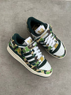 ADIDAS FORUM 84 LOW X BAPE 30TH ANNIVERSARY GREEN CAMO