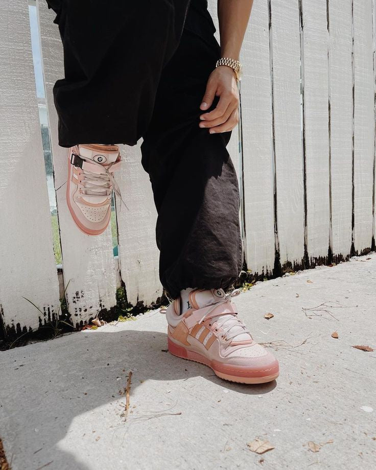 ADIDAS BAD BUNNY FORUM BUCKLE LOW EASTER PINK