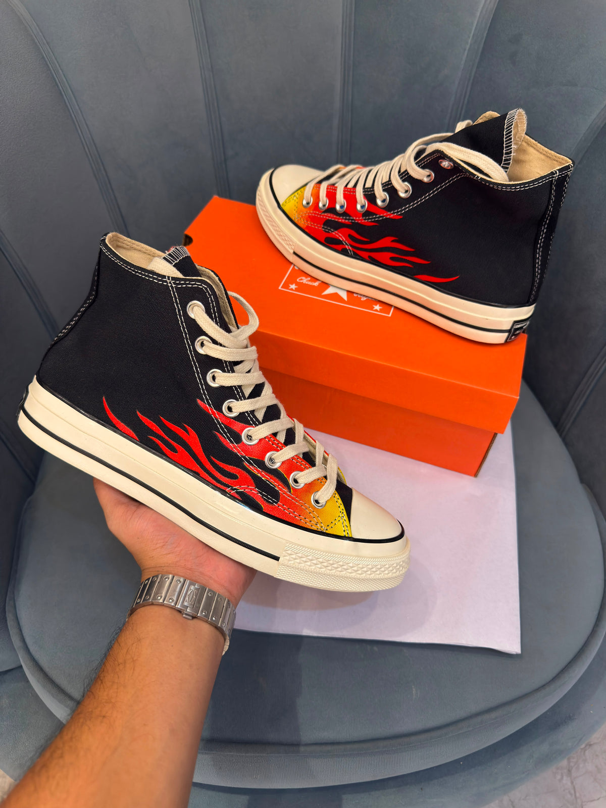 CONVERSE CHUCK 70 MID FLAME FIRE