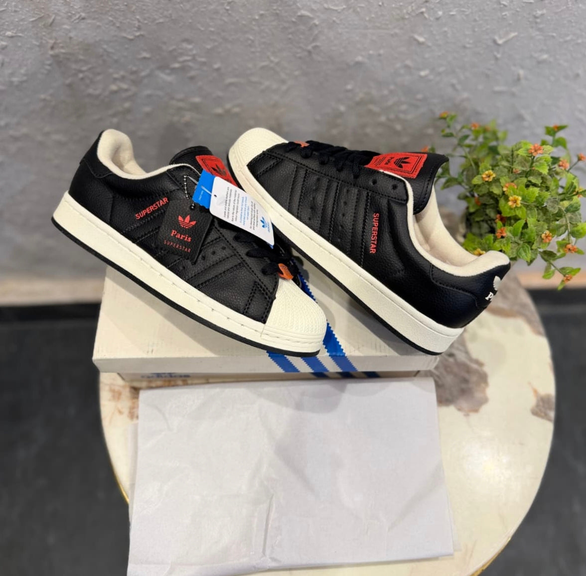 ADIDAS ORIGINAL SUPERSTAR PARIS BLACK