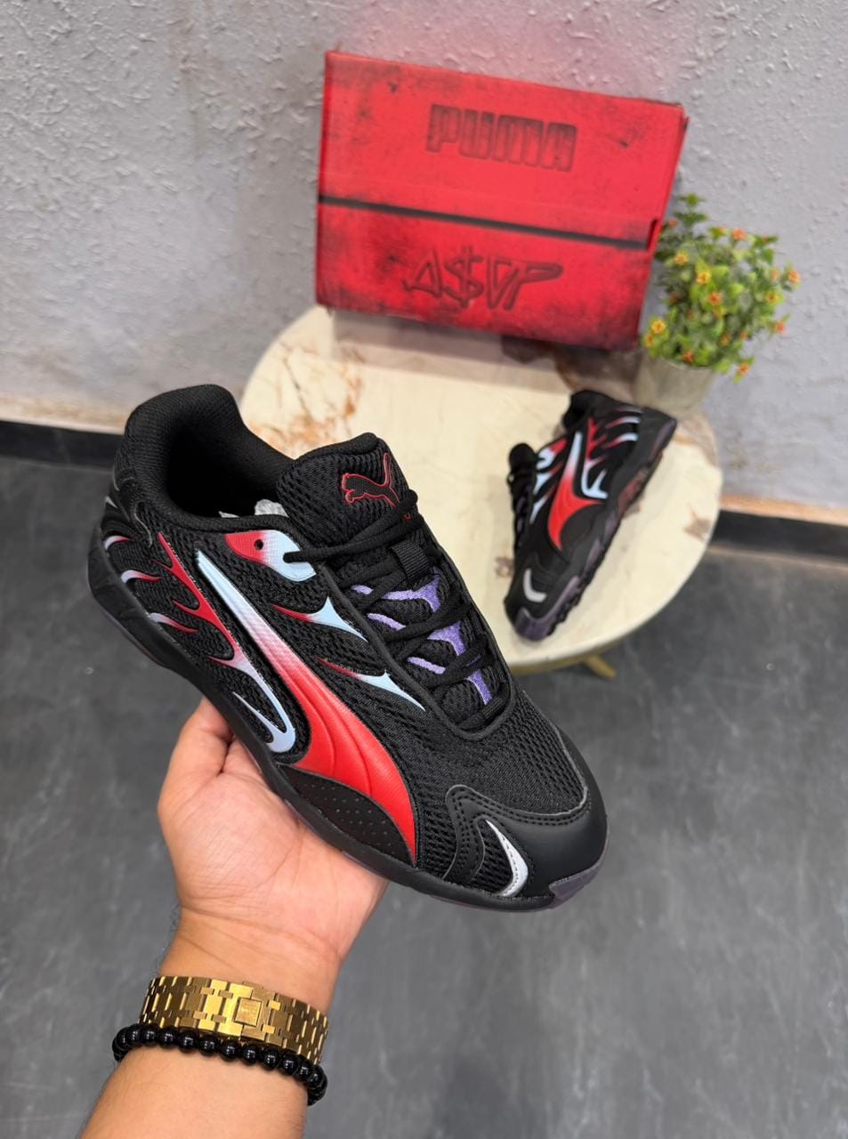 PUMA INHALE ASAP PURPLE RED EDITION