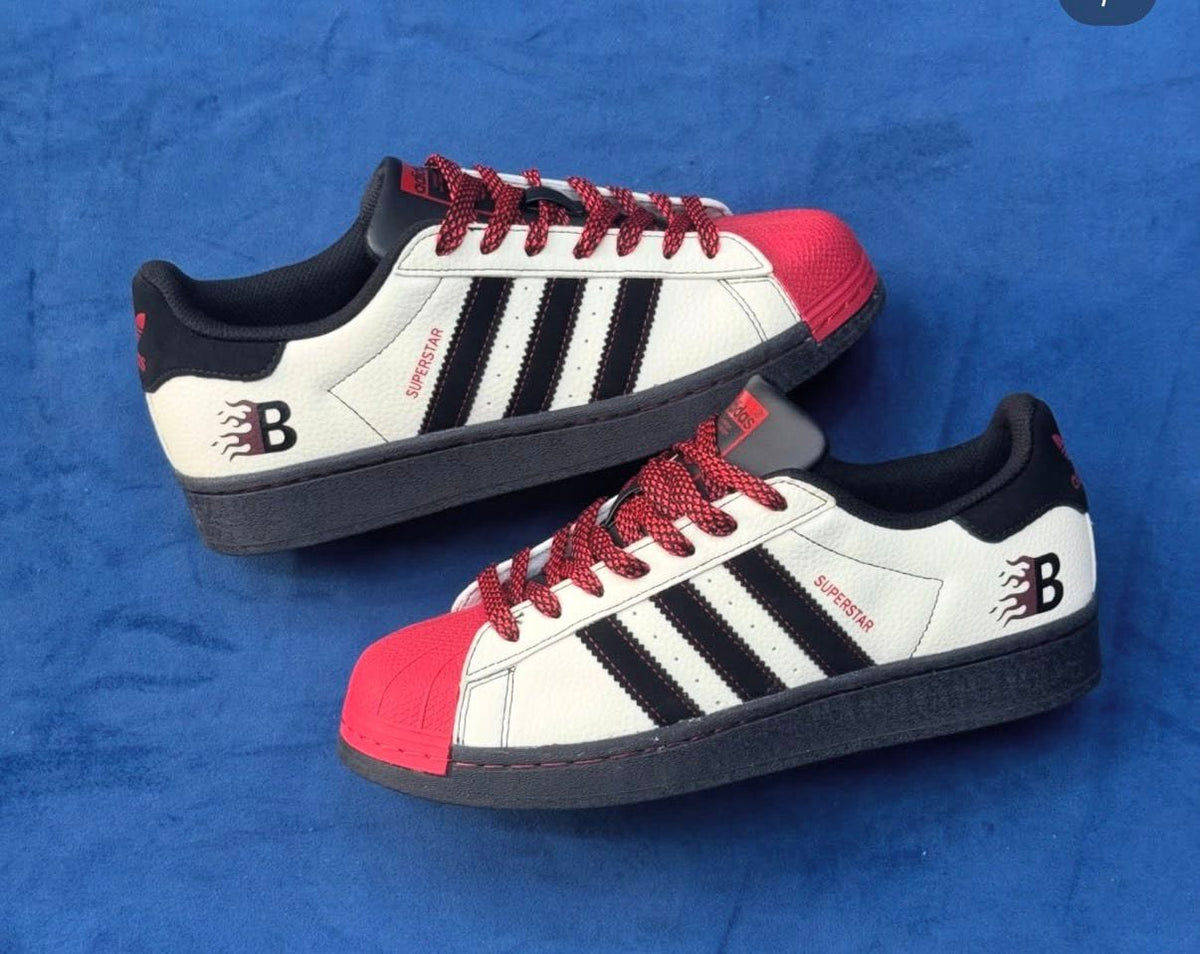 ADIDAS ORIGINALS  SUPERSTAR X BALMAIN KEYCHAIN