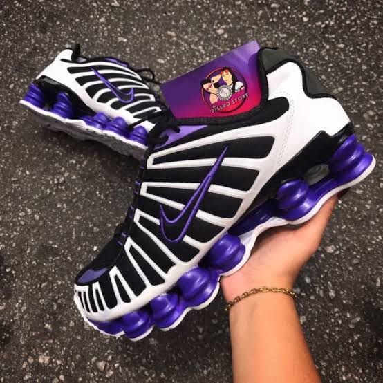 NIKE SHOX TL PURPLE WHITE