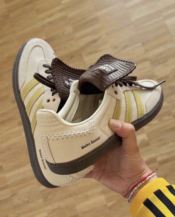ADIDAS SAMBA WALES BONNER BEIGE ECRTIN BROWN