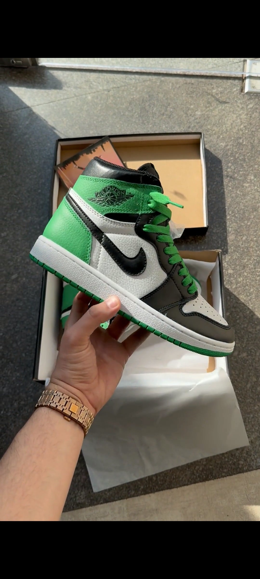 JORDAN 1 RETRO HIGH LUCKY GREEN U.A
