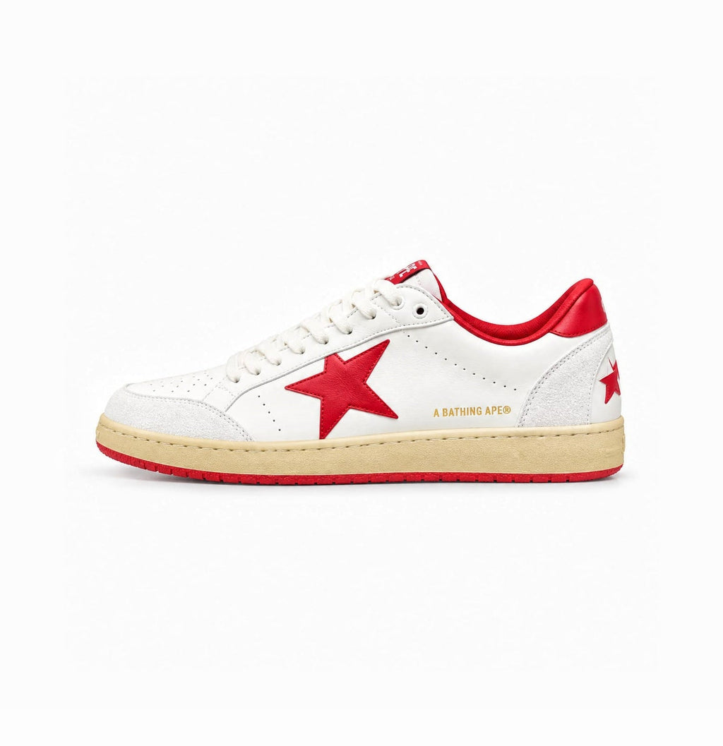 GOLDEN GOOSE BALL STAR WHITE RED SNEAKER