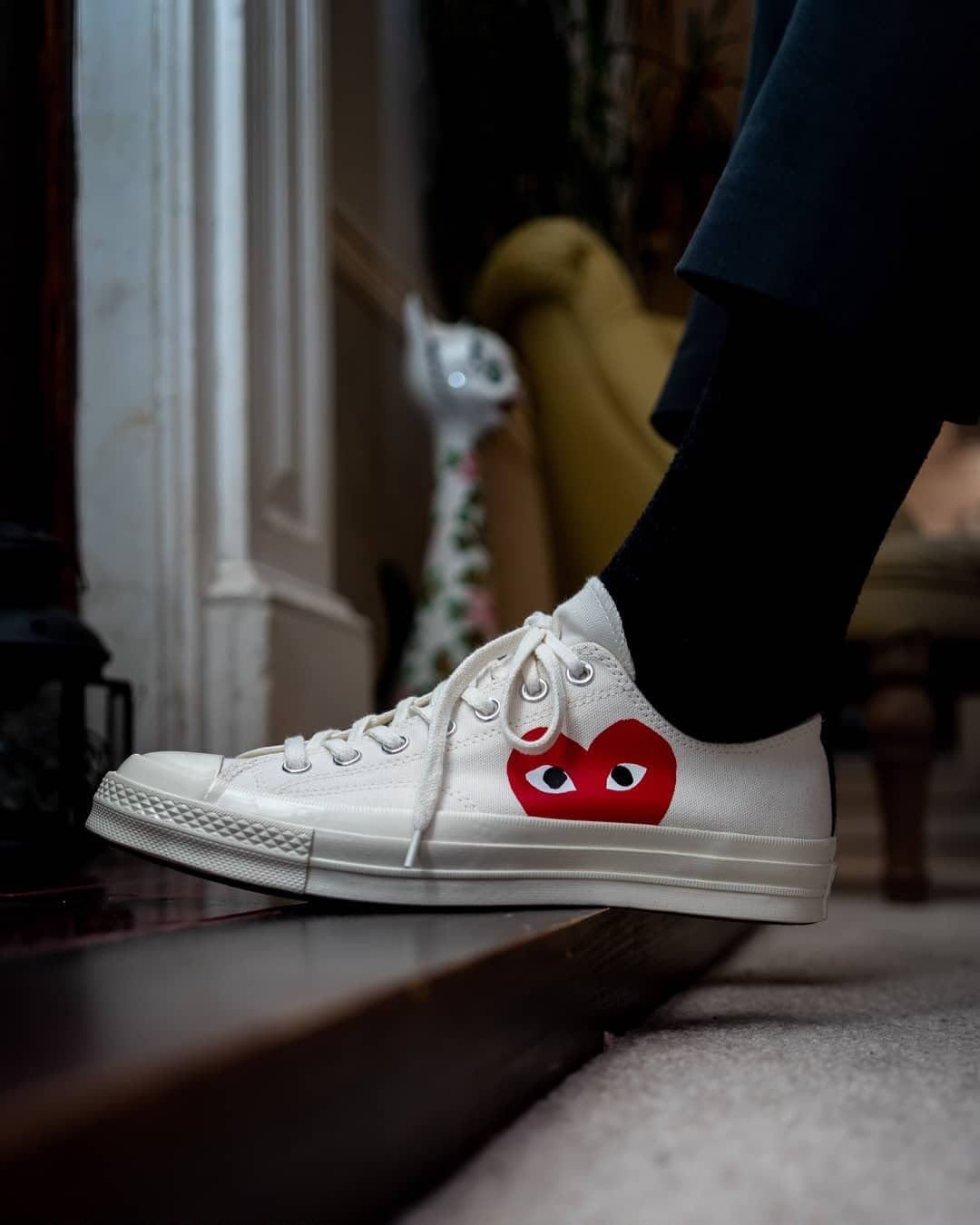 CONVERSE CHUCK  PLAYCOMME LOW WHITE