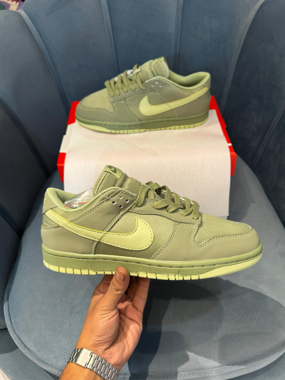 NIKE SB DUNK OIL GREEN AURA