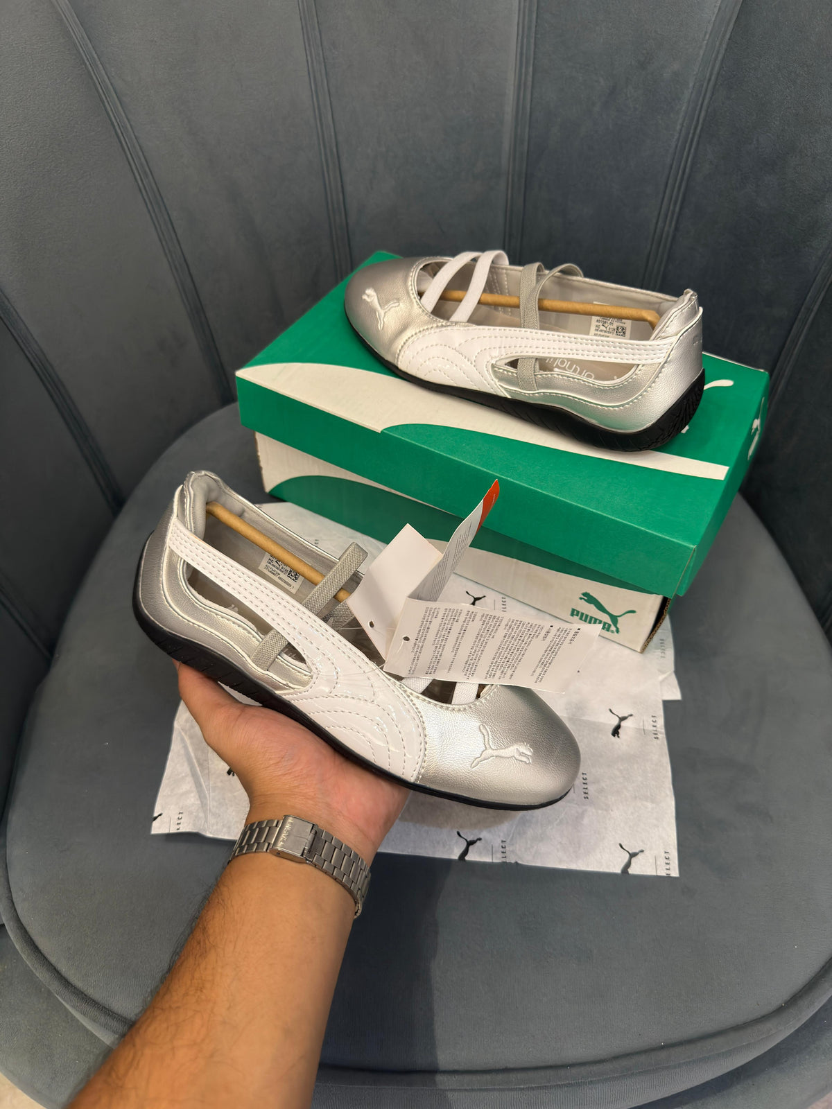 PUMA SPEEDCA BALLET SILVER
