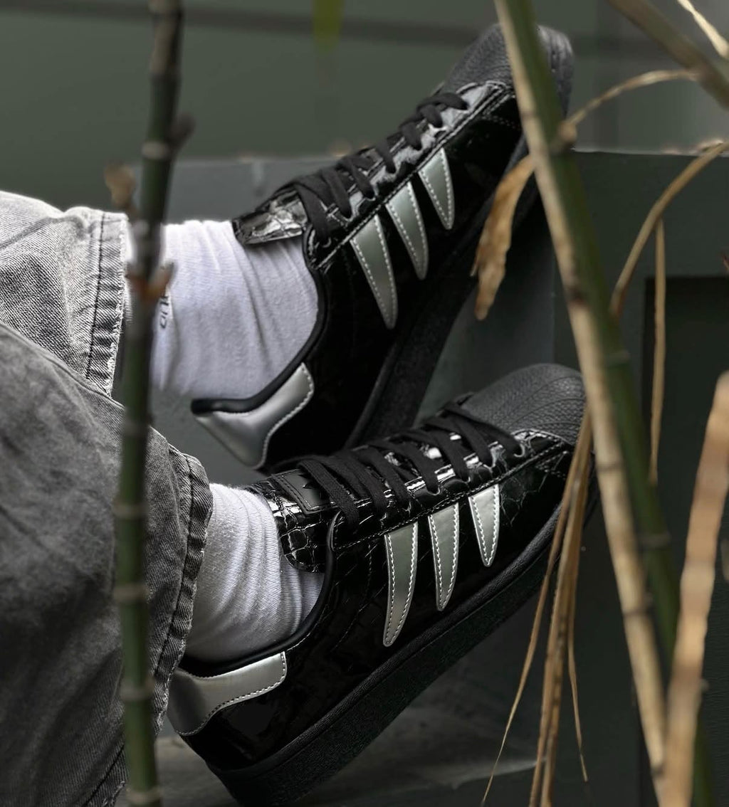 ADIDAS ORIGINALS SUPERSTAR PREDATOR BLACK SILVER