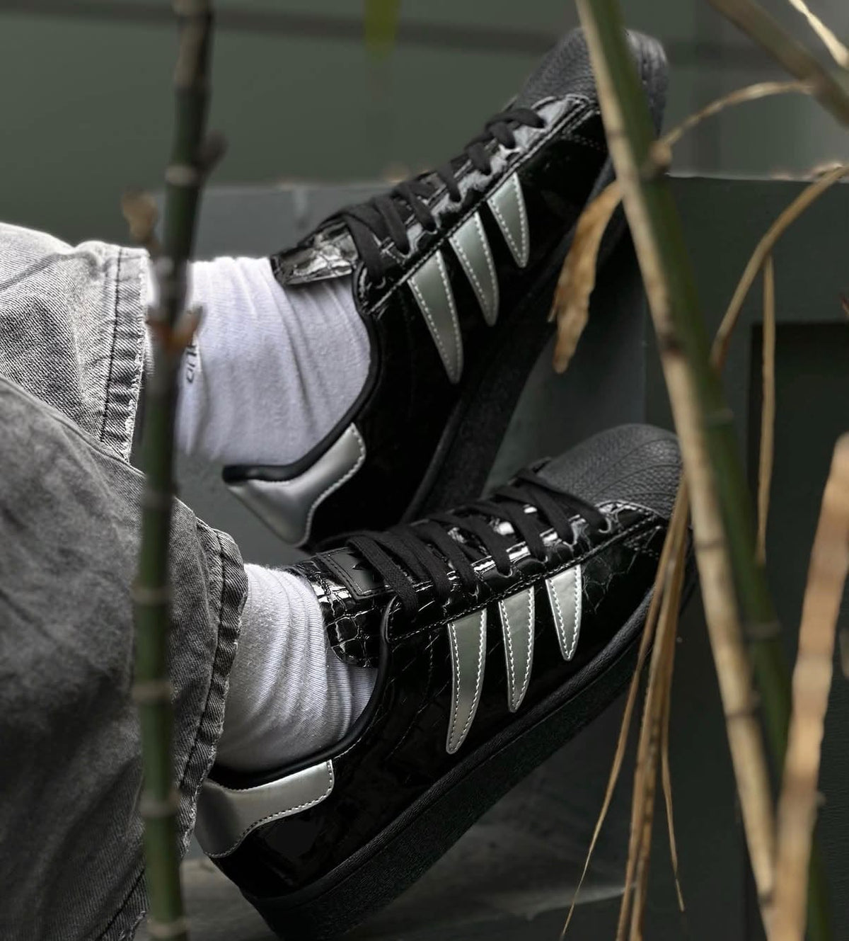 ADIDAS ORIGINALS SUPERSTAR PREDATOR BLACK SILVER
