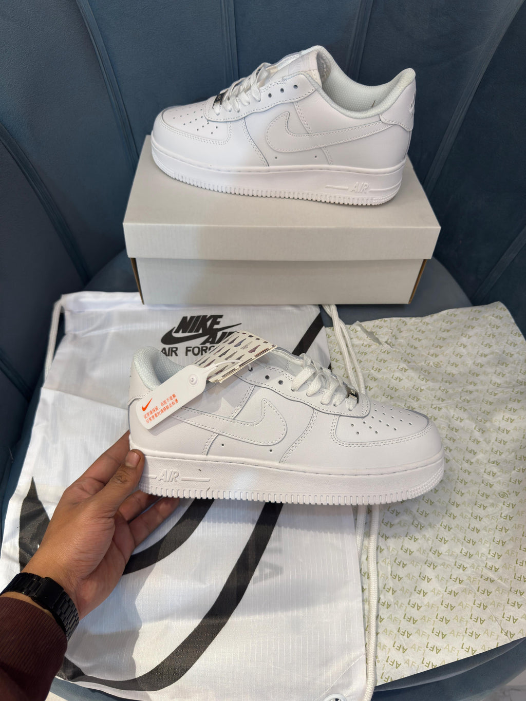 NIKE AIRFORCE 1 TRIPPLE WHITE U.A QUALITY