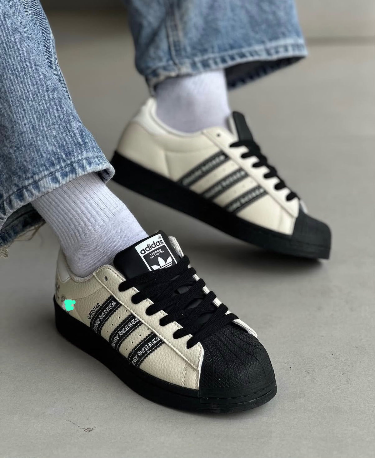 ADIDAS ORIGINAL SUPERSTAR HEART CHROME