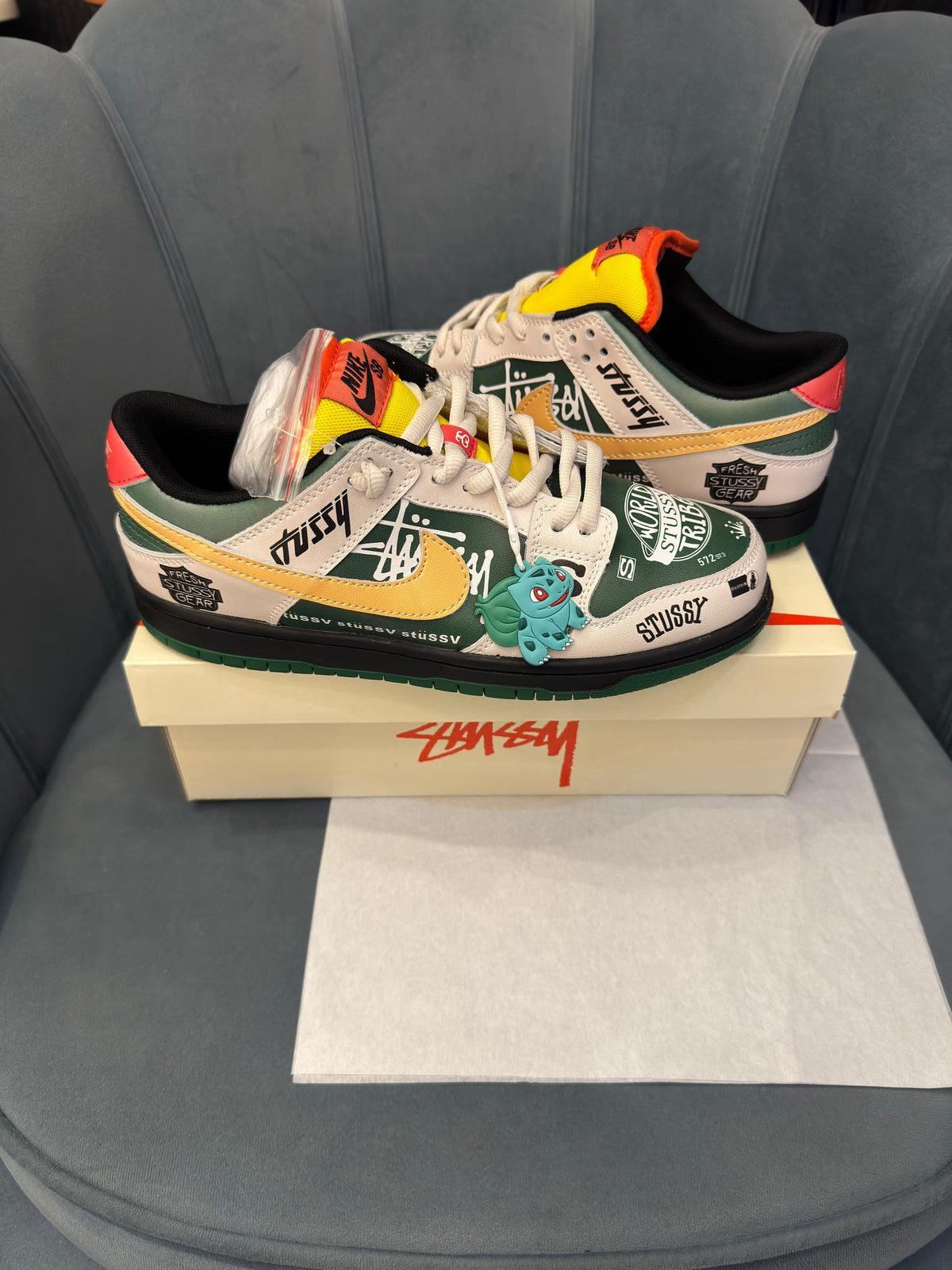 NIKE SB DUNK STUSSY JUST DO IT