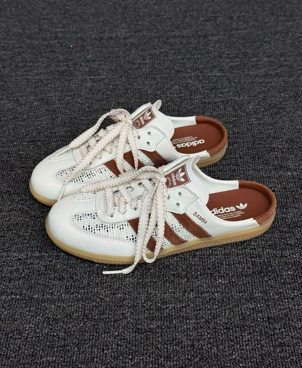 ADIDAS SAMBA MULE BROWN