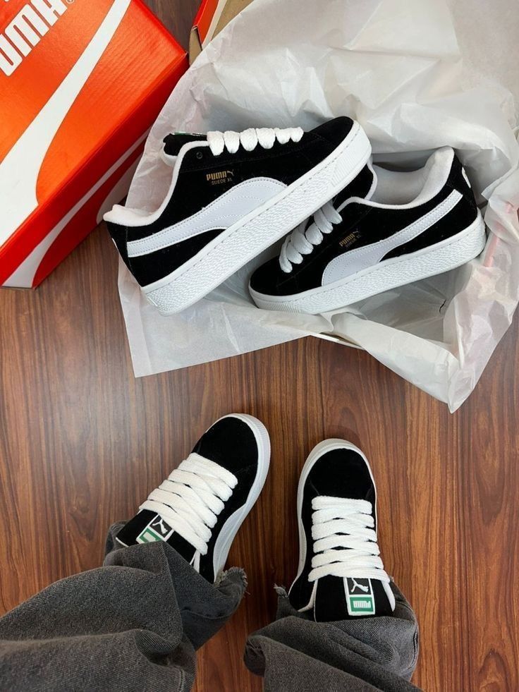 PUMA CLASSIC SUEDE XL BLACK