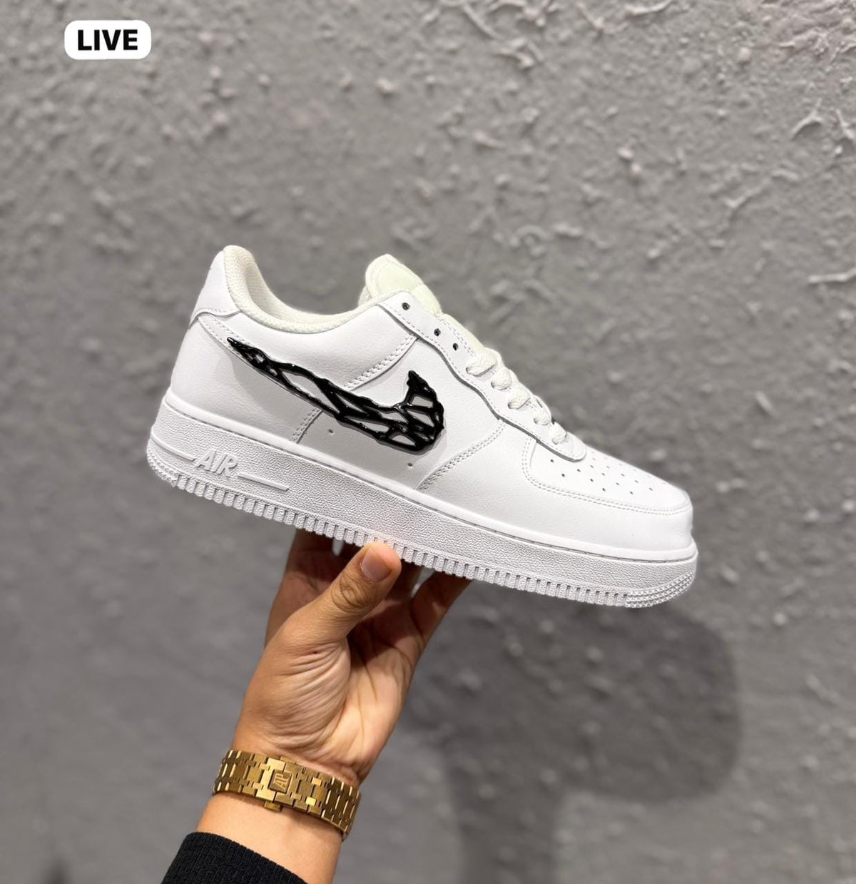 NIKE AIRFORCE ONE MOLTEN METAL VENOM