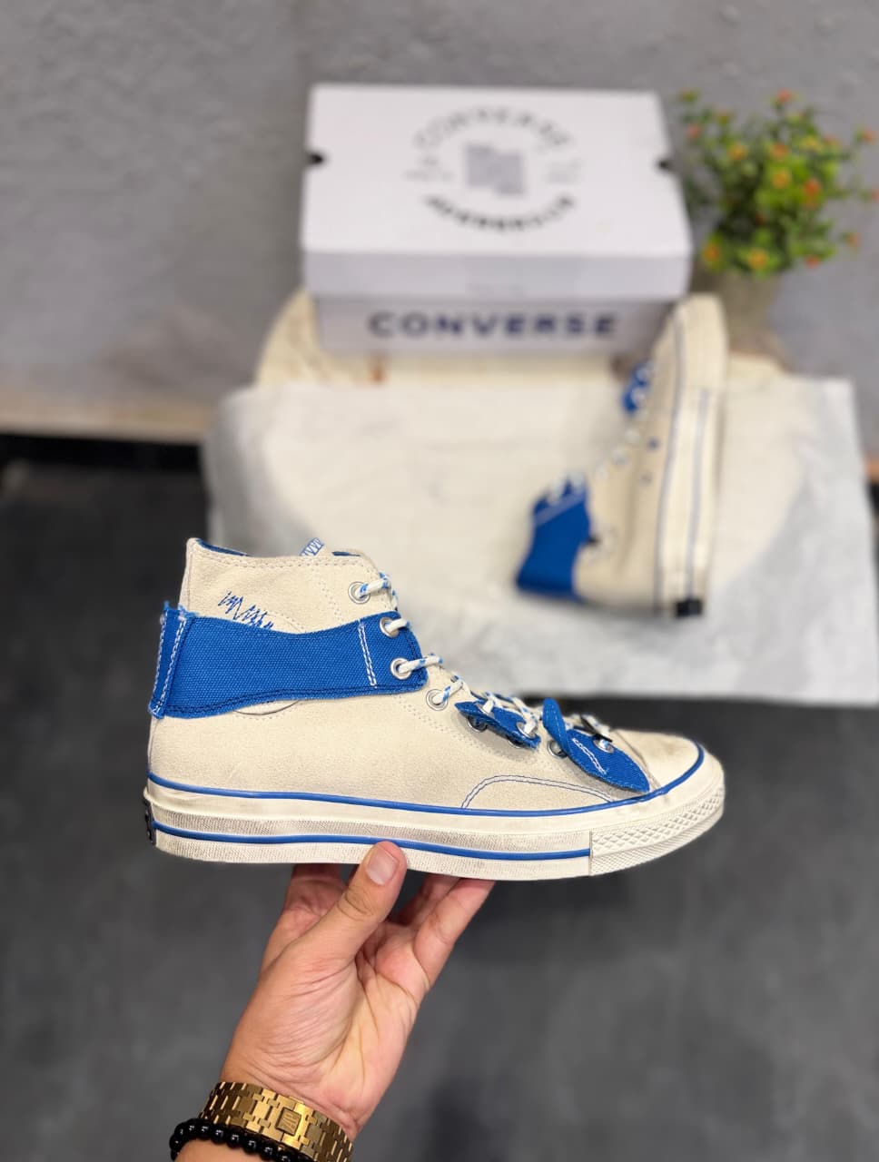 CONVERSE CHUCK 70 ADERERROR WHITE BLUE MID