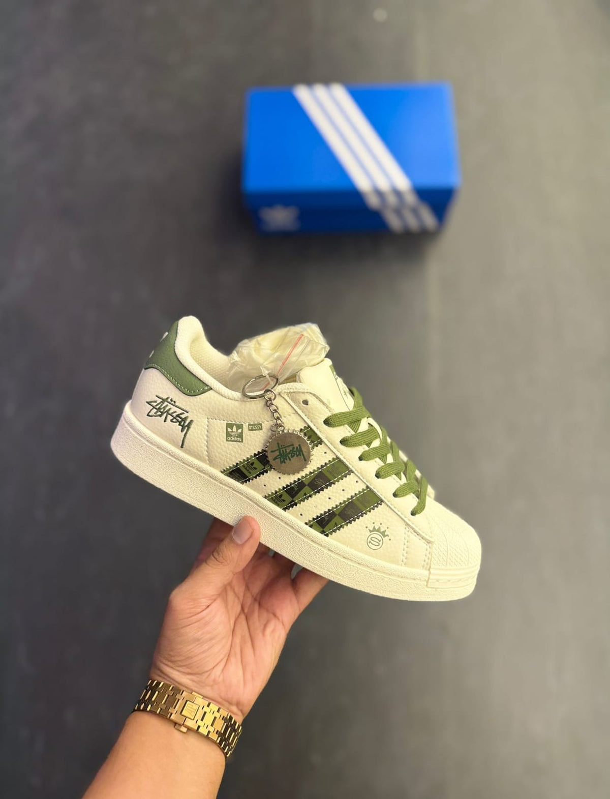 ADIDAS ORIGINALS SUPERSTAR STUSSY CAMO
