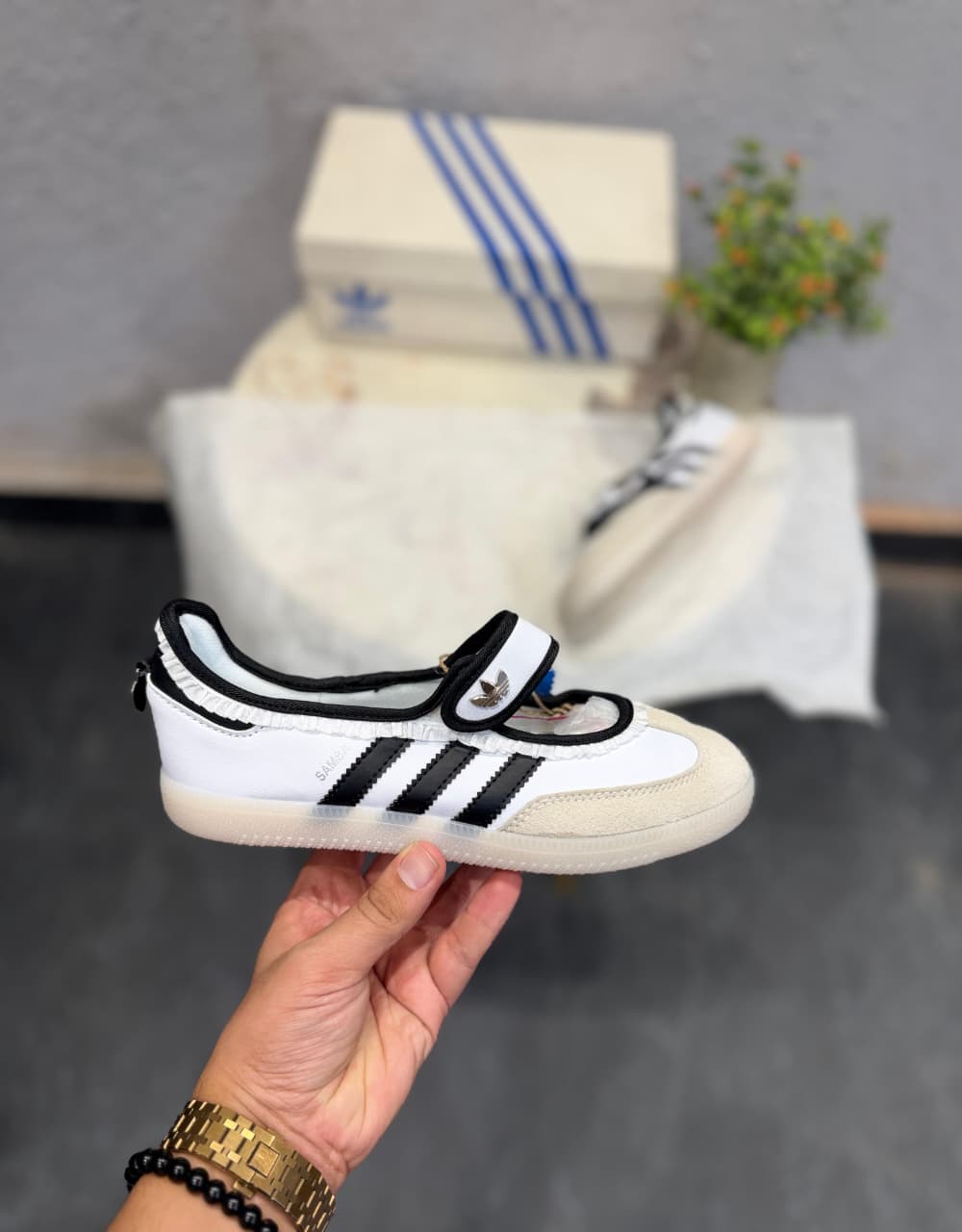 ADIDAS ORIGINAL ANFU MARRY JANE DELICATE RUFFLE PACK