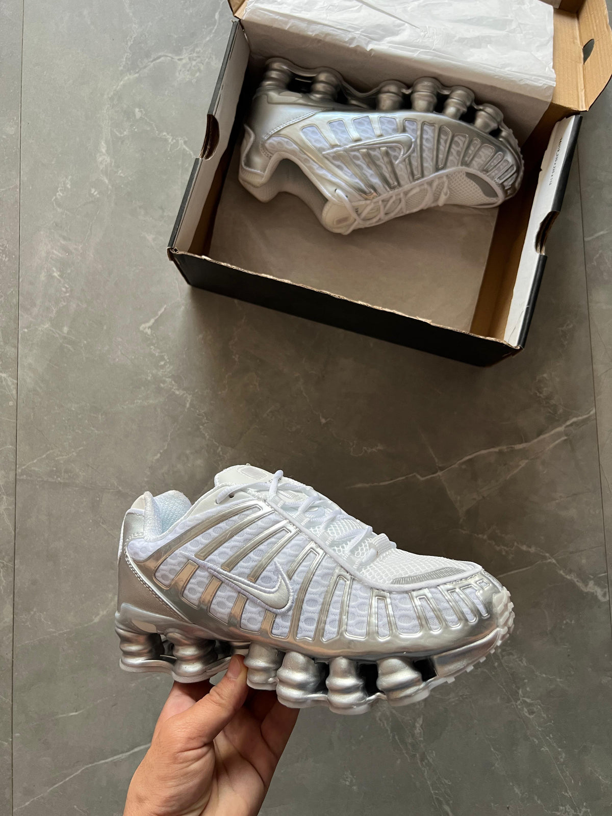 NIKE SHOX TL WHITE