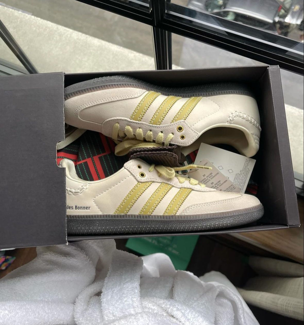 ADIDAS SAMBA WALES BONNER BEIGE ECRTIN BROWN
