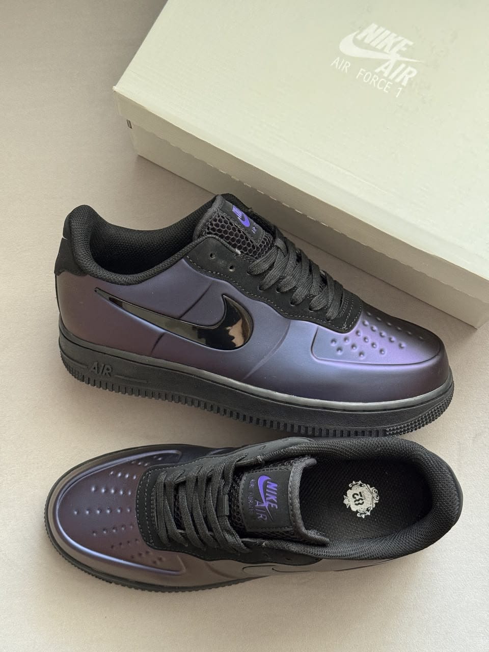 NIKE AIRFORCE FOAMPOSITE PRO PURPLE