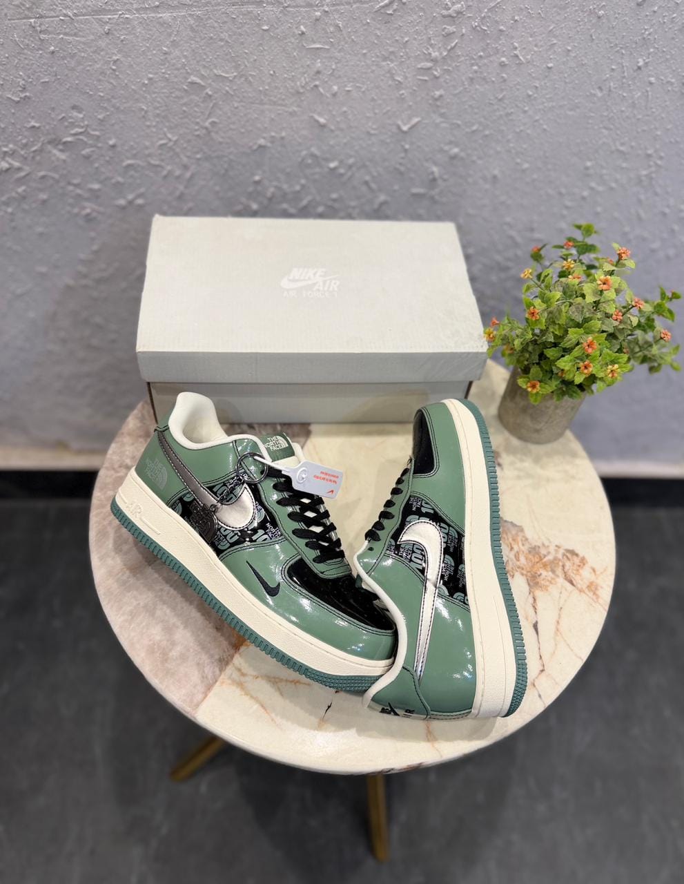 NIKE AIRFORCE CUSTOM NORTH FACE