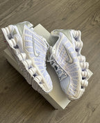 NIKE SHOX TL WHITE / METALLIC SILVER