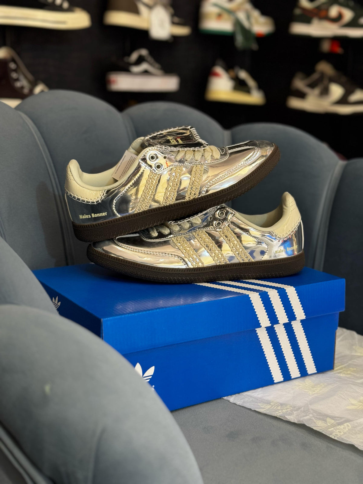 ADIDAS SAMBA X WALES BONNER SILVER