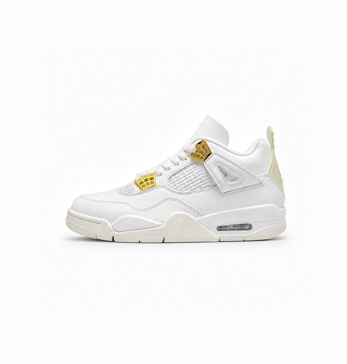 NIKE AIR JORDAN 4 RETRO METALLIC GOLD