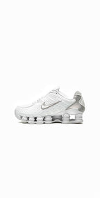 NIKE SHOX TL WHITE / METALLIC SILVER