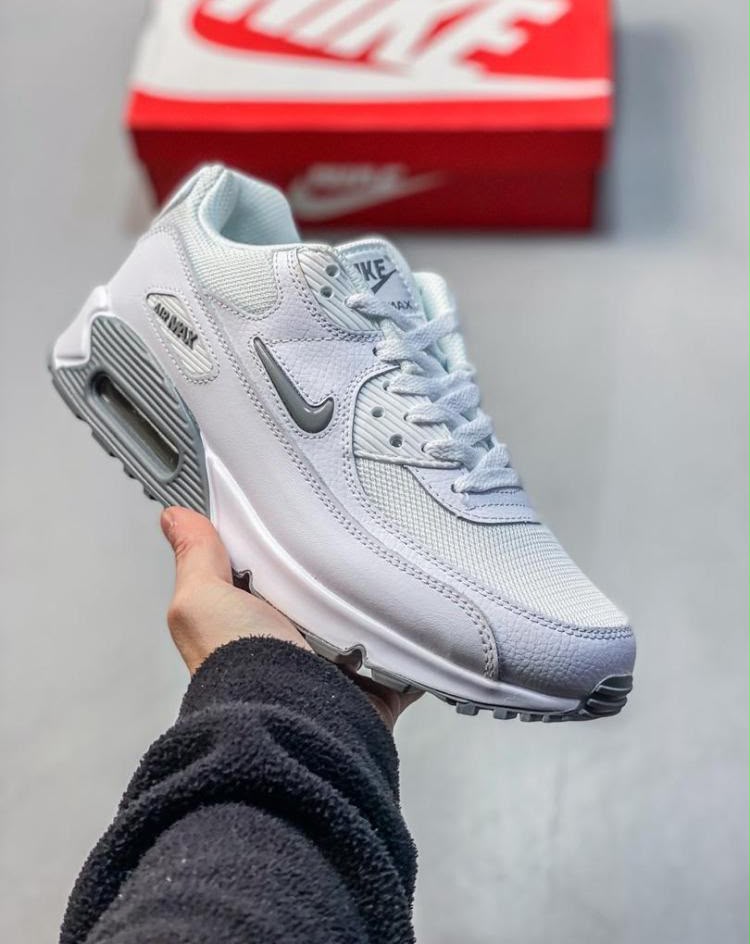 NIKE AIR MAX 90 JEWEL LIGHT SMOKE GREY