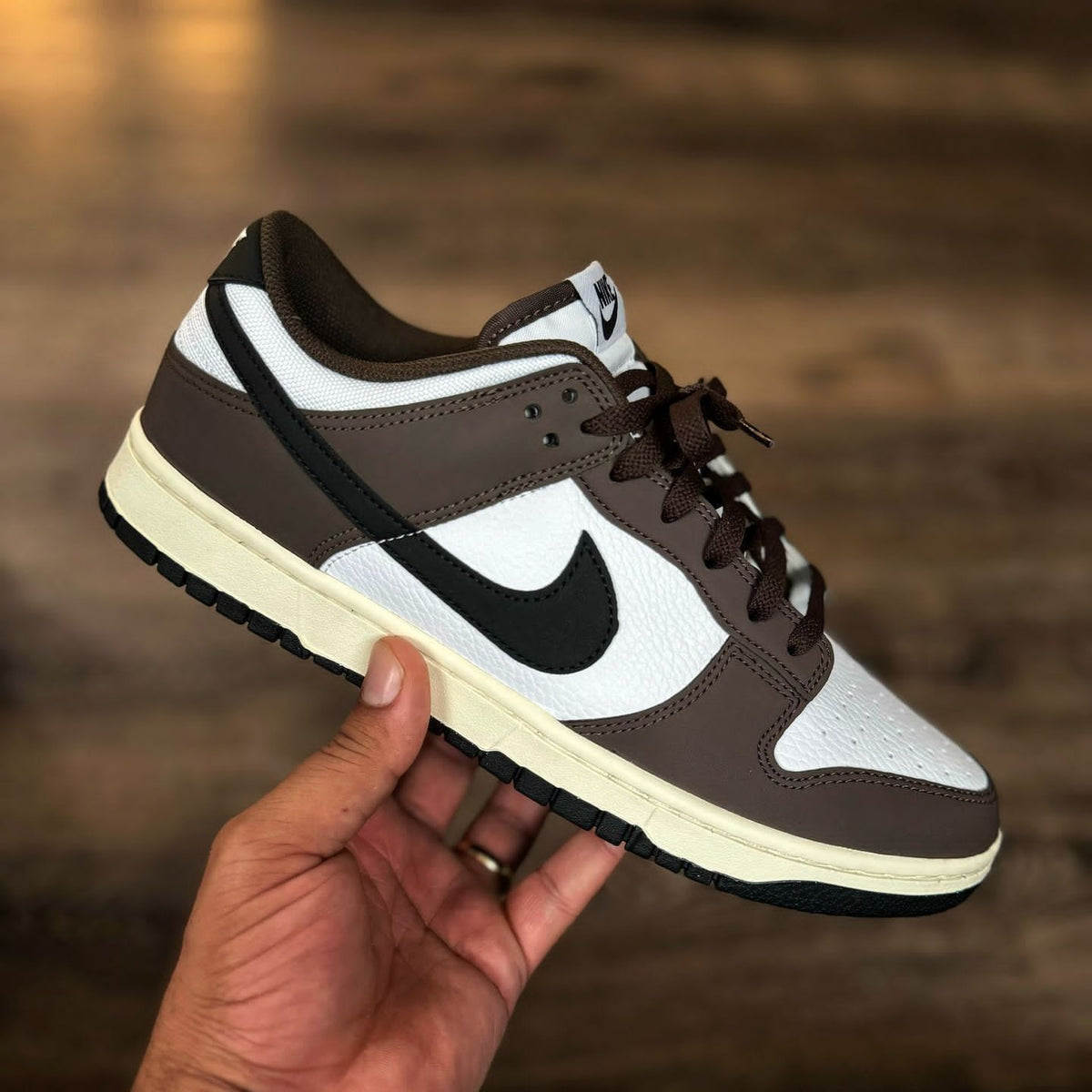 NIKE SB DUNK BROWN BLACK TICK